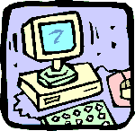 Retro computer clip art